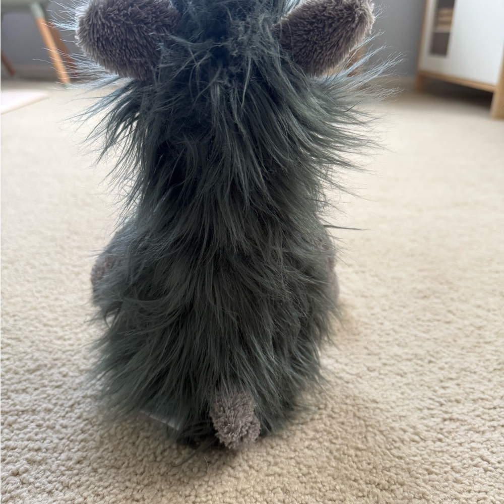 Jellycat Snagglebaggle Walter Warthog Retired Rare Gray Plush Stuffed Animal - Picture 4 of 6